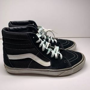 Vans Old Skool Sk8-Hi High Top Skateboard Shoes Men's Size 10 Black & White